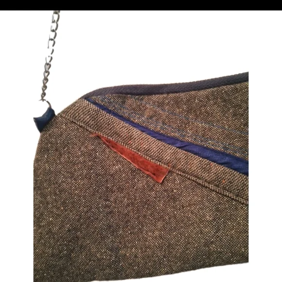 TRICYCLE Chic Tweed Bag with Colors  Accents - Picture 2 of 5